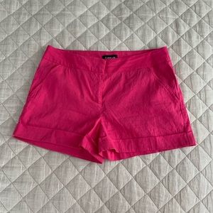 Hot pink shorts